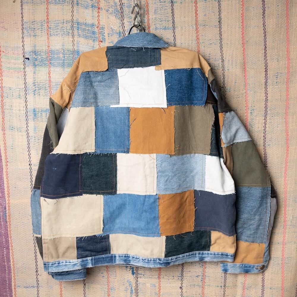 Custom patchwork carhartt chore jacket - image 2